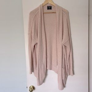 Abercrombie and Fitch Pink Cardigan Sweater Sz XL